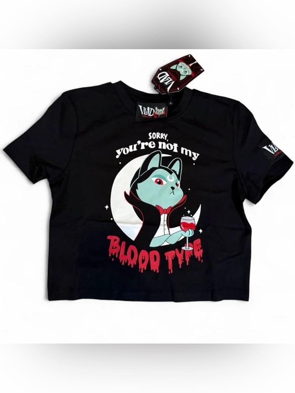 Killstar “Sorry You’re Not My Blood Type” Crop Top